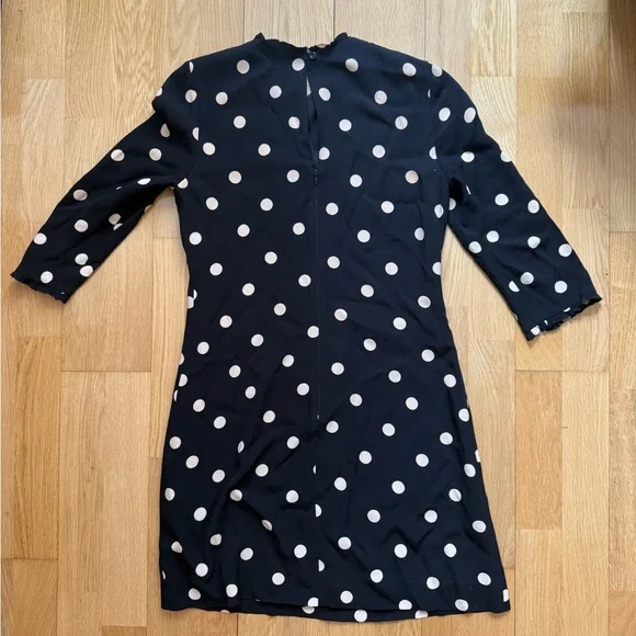 kate spade black polka dot dress, size 4 / small - Picture 7 of 7
